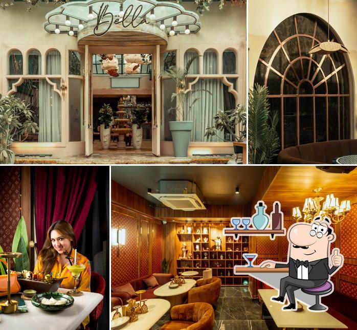 The interior of Bella Kanpur