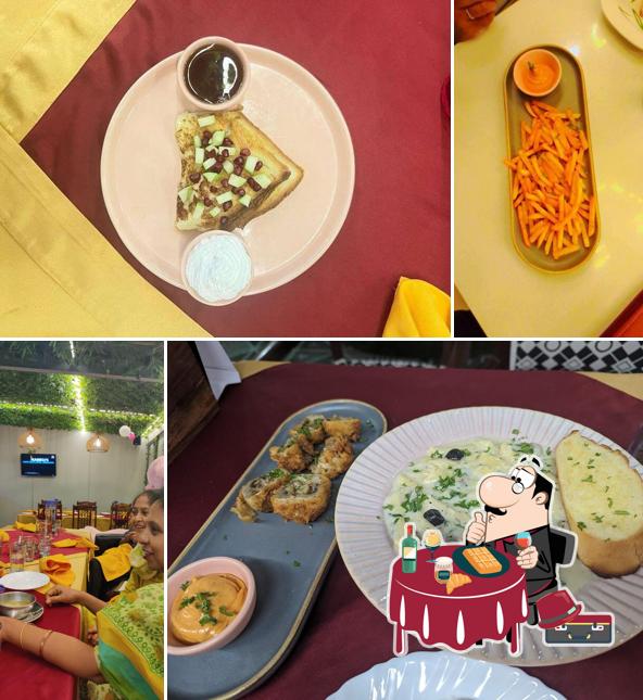 Waffles at Drunch Cafe