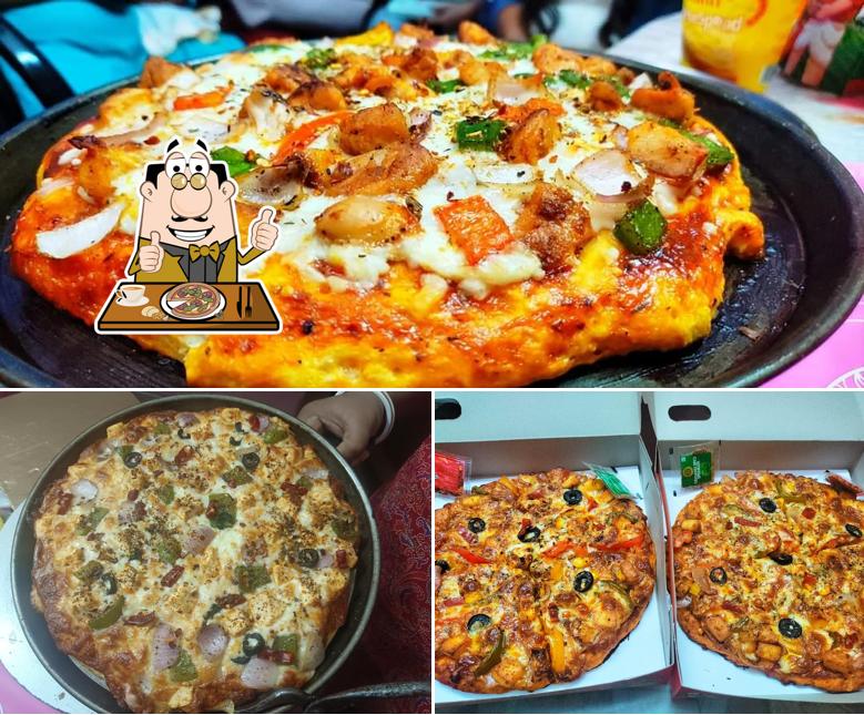 Try out pizza at Minakshi Cake Shop& classes