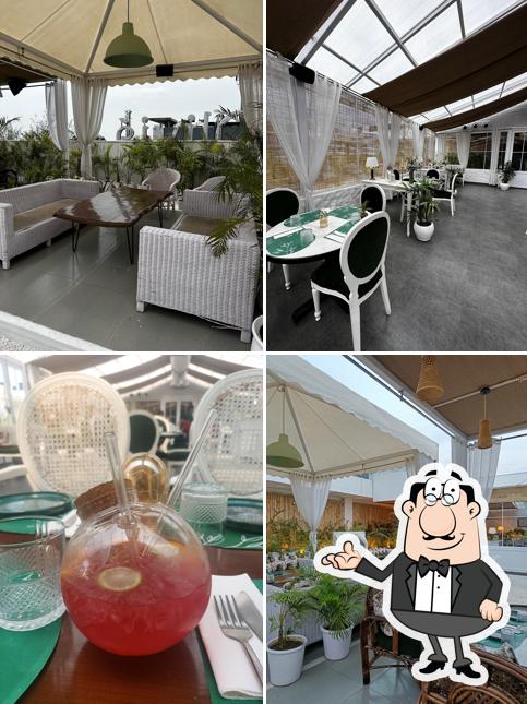 The interior of Oliviá House Patiala