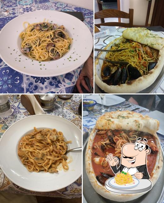 Spaghetti alla carbonara al Pizzeria Trattoria "La locanda del re"