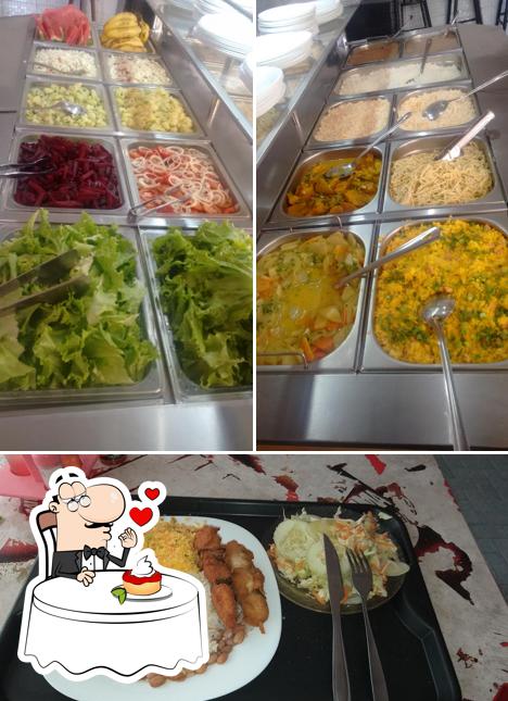 Restaurante Tubarão oferece uma seleção de pratos doces