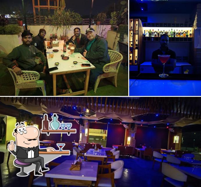 The interior of Aashiyana Bar & Family Restaurant