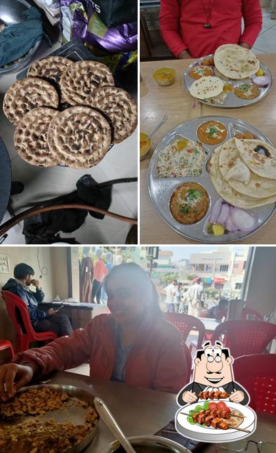 Among different things one can find food and interior at Ashapura Bhojanalay