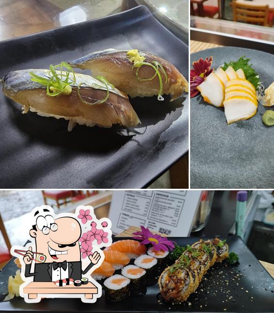 Experimente diversas opções de sushi