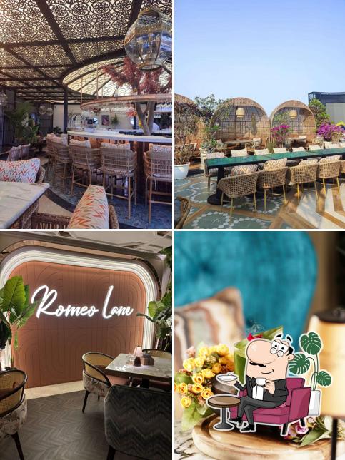 The interior of Romeo Lane