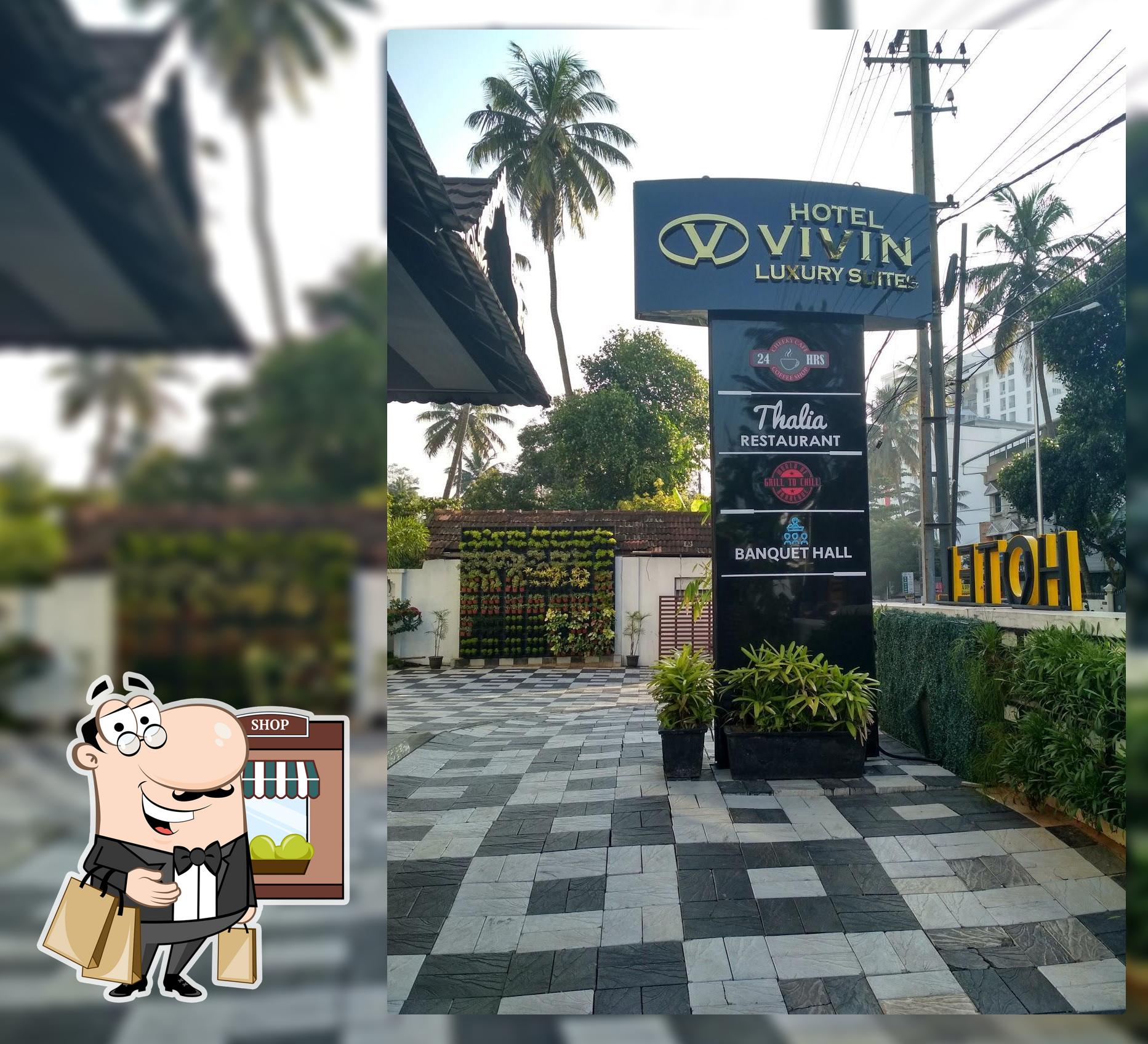 The exterior of Thalia Restaurant