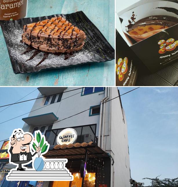 The exterior of The Belgian Waffle Cafe