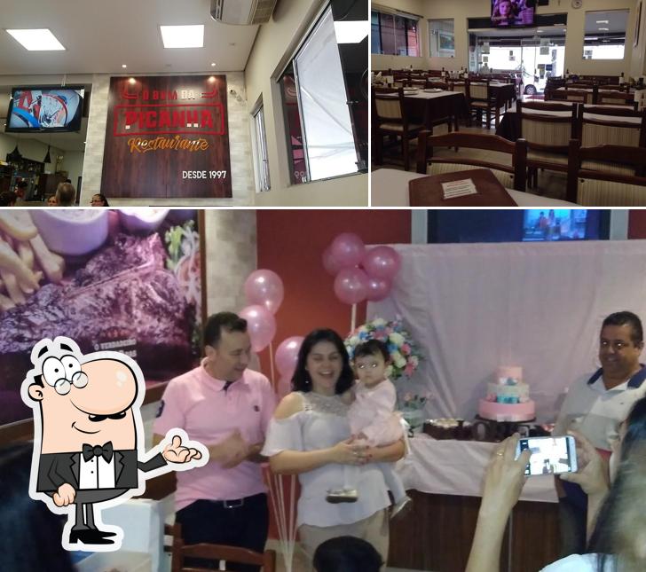 O interior do O Bom da Picanha