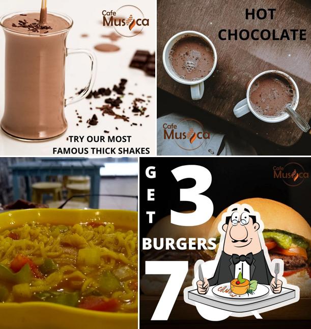 Chocolate mousse at Caffe Musica