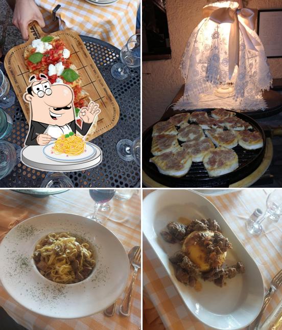 Spaghetti alla carbonara al Ristorante La Rugiada