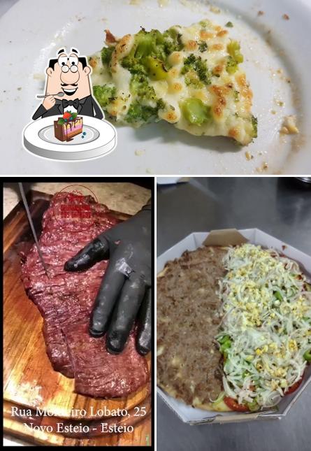 Bolo de chocolate em Churrascaria dos Gringos