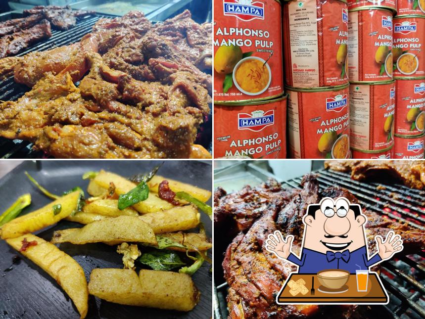 Food at Huseni Restaurant