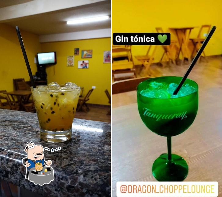 Mousse de chocolate em Dragon Lounge Bar