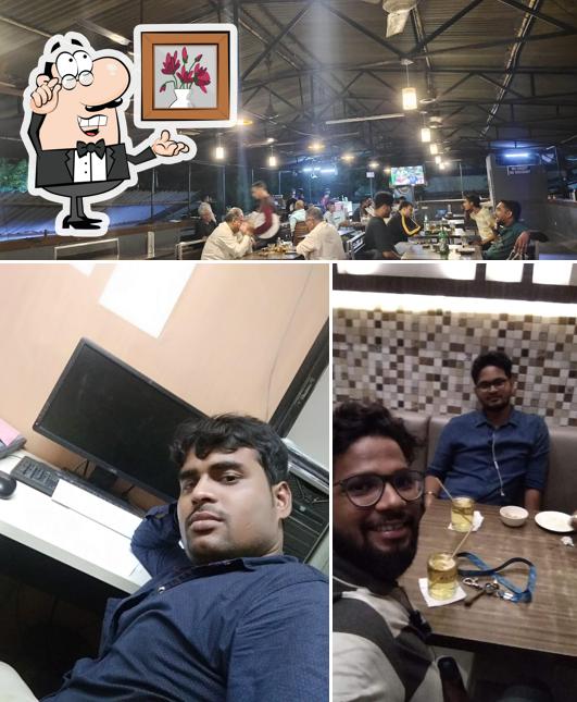 The interior of Sandhya Restaurant And Bar