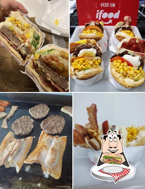 Clube sanduíches em Baratus Sanduicheria