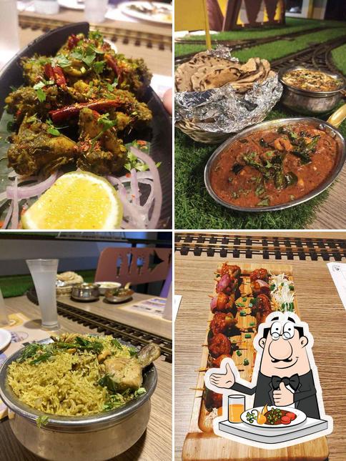 Food at Platform 65 - The Train Theme Restaurant - KPHB