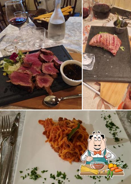 Spaghetti alla bolognese al Antica Trattoria Dei Due Cavalli