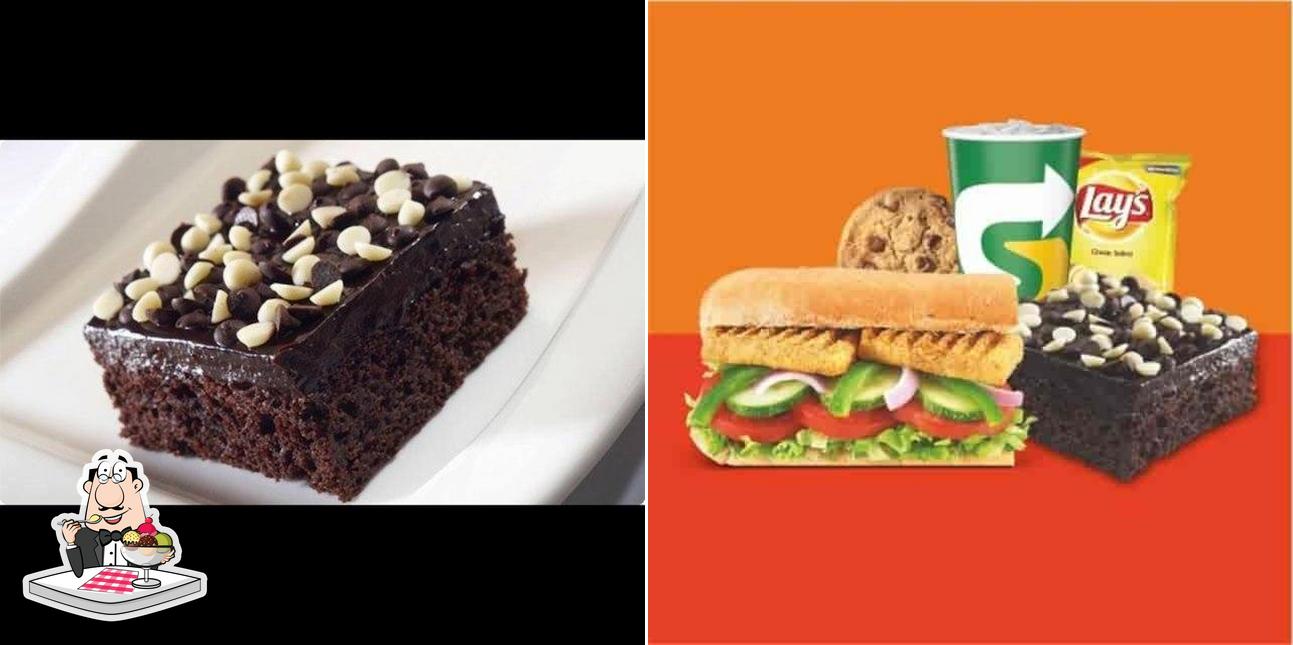 Subway serves a number of desserts