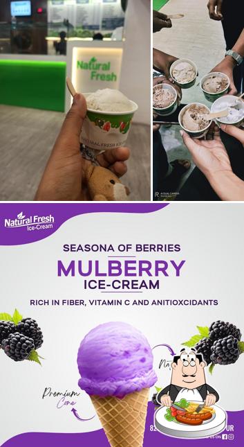Food at Natural Fresh Ice-Cream, Chandrapur
