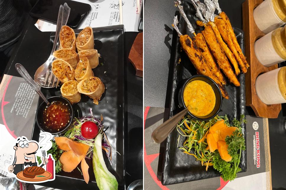 HONG KONG RESTAURANT provides meat meals