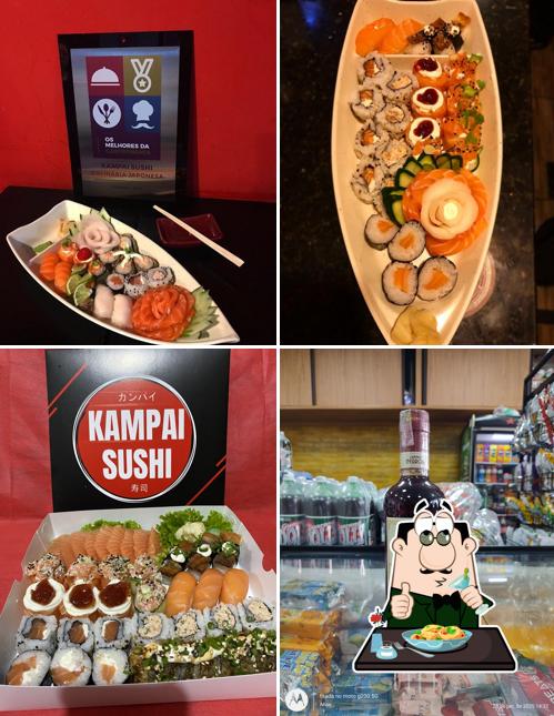 Comida em Kampai Sushi