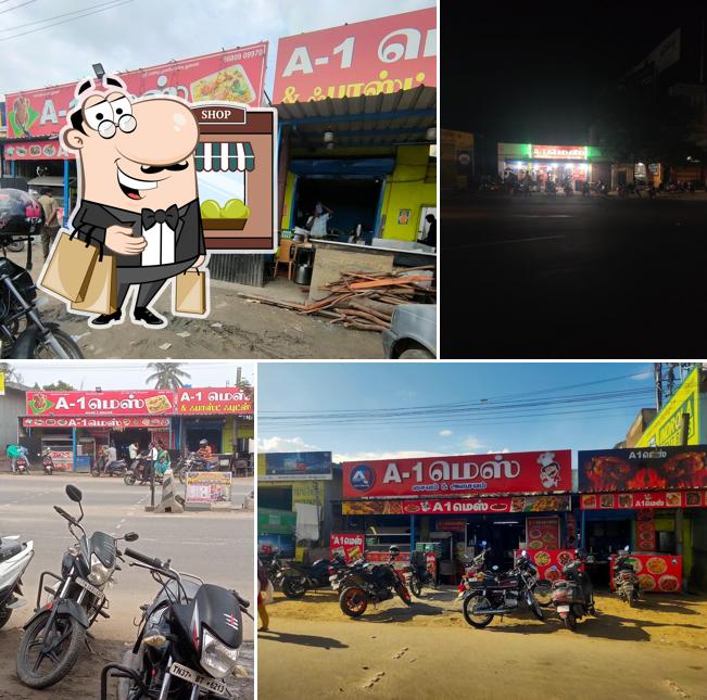 The exterior of A1 MESS