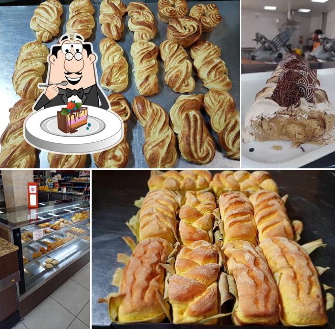 Bolo de chocolate em Panificadora Padoka