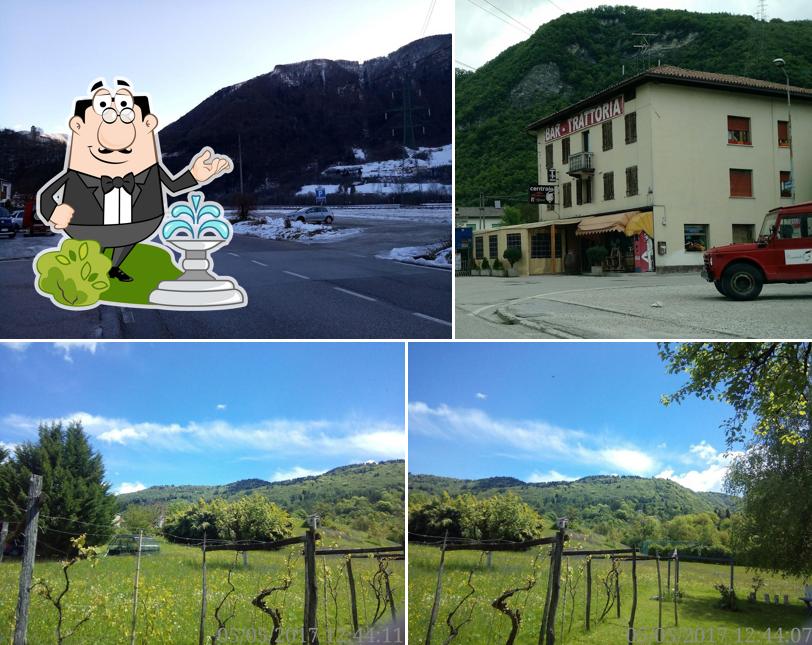 Goditi la vista dagli esterni di Trattoria Bar Centrale