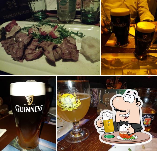 Dublin House propone un'ampia varietà di birre