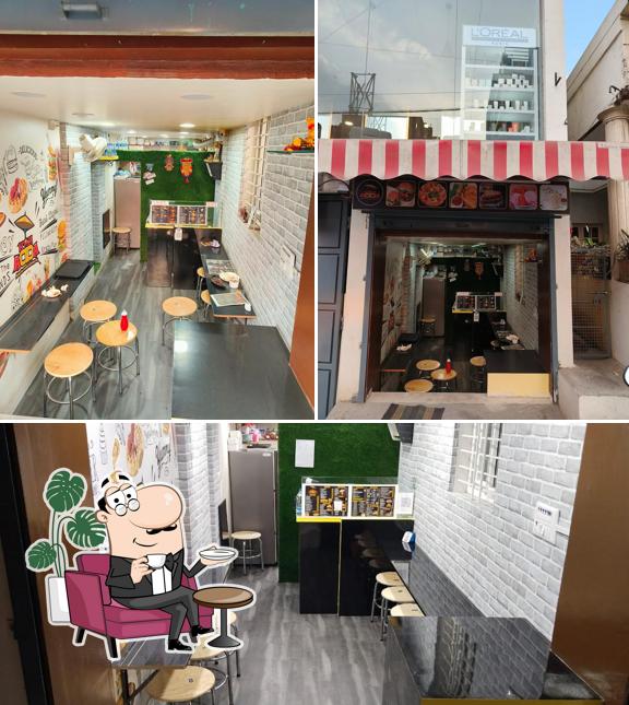 The interior of Krazy Adda