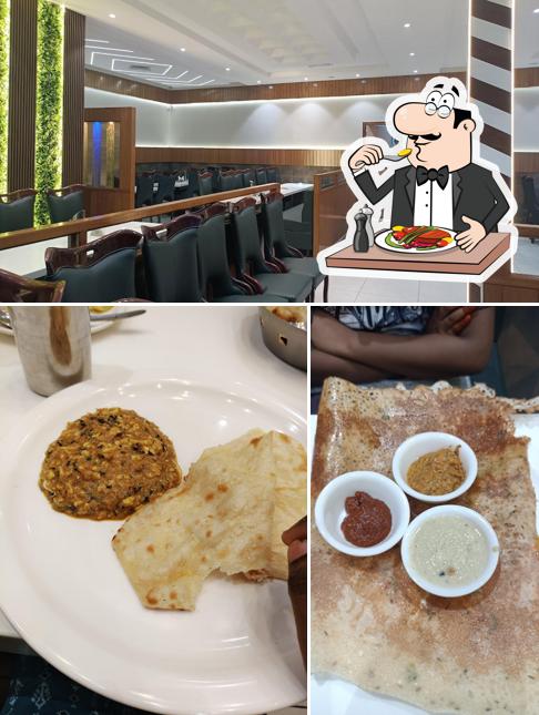 This is the picture showing food and interior at SAARANGI PURE VEG FAMILY RESTAURENT