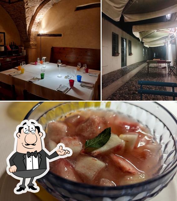 La immagine di interni e cibo da La Vecia Osteria del Moro