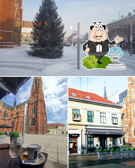 Goditi la vista dall'area esterna di The Kavana