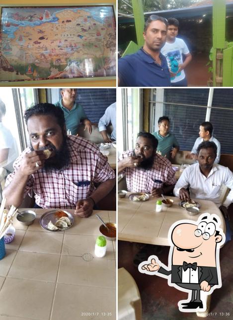 Take a seat at one of the tables at Loden Restaurant