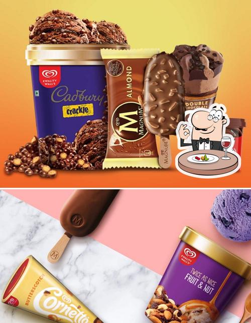 Food at Kwality Wall's Ice Cream and more