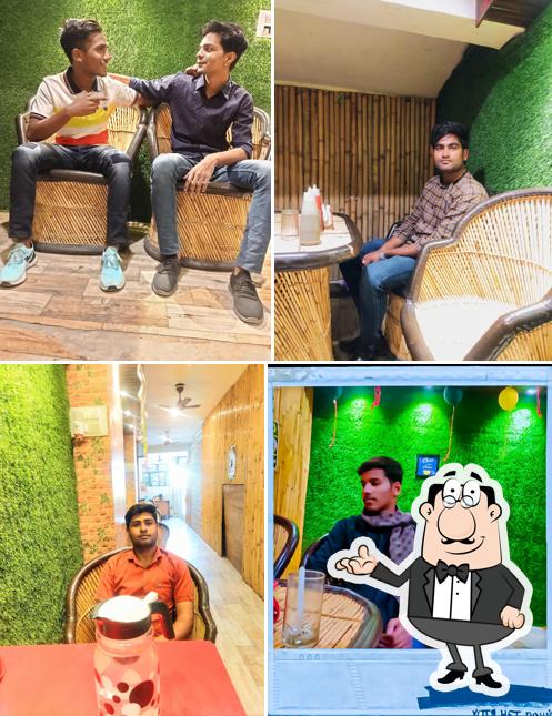 The interior of Mainpuri Cafe & Restaurant