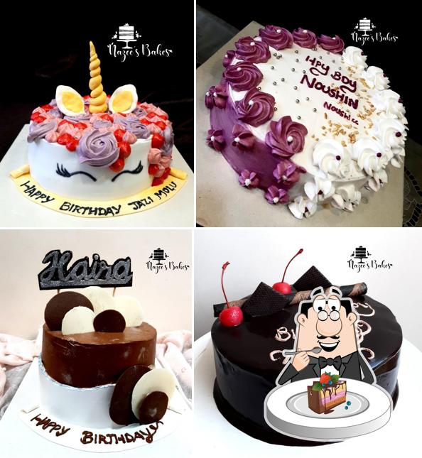 Chocolate cake at Nazees Bakes