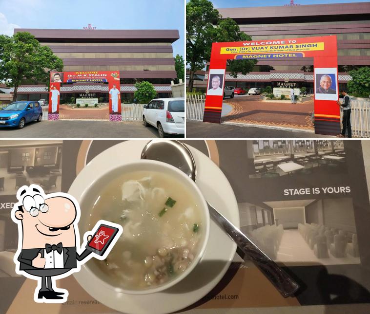 The image of MAGNET HOTEL KANNUR’s exterior and food