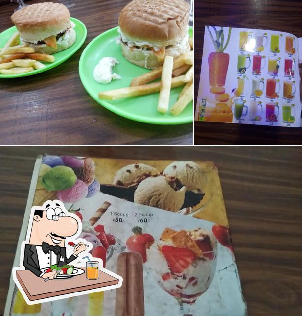 Ice cream at Sizzling Bakes & Café