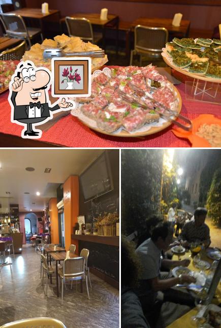 Gli interni di Bio Cafè