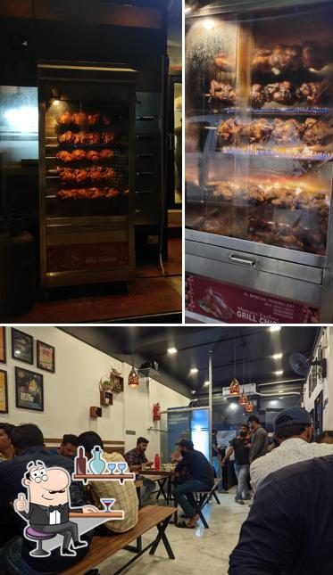 The interior of Calicut Cafeteria