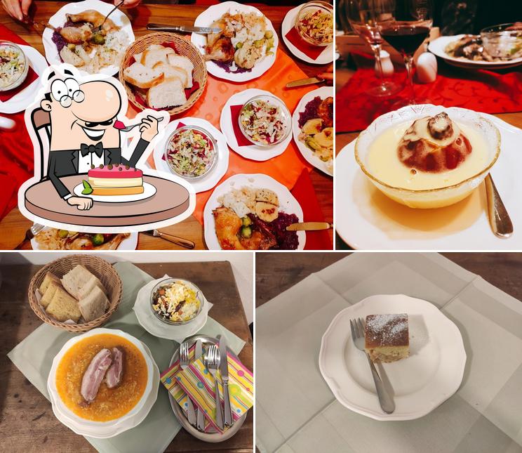 Gostilna Beljan offre un'ampia gamma di dolci