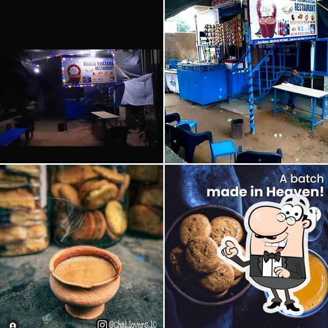 The interior of Khana khazana restaurant