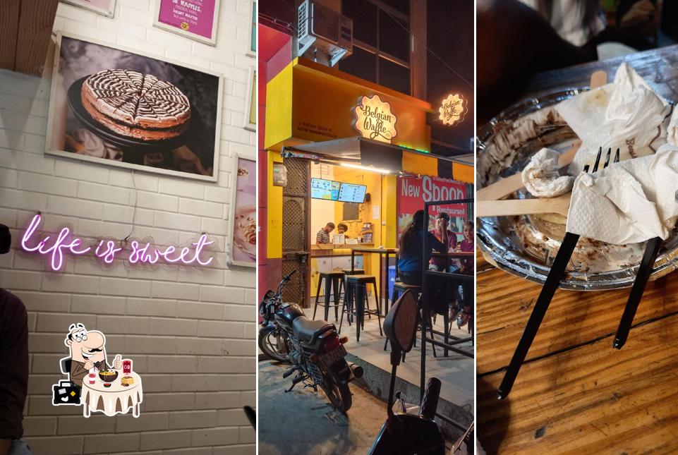 Food at The Belgian Waffle Co