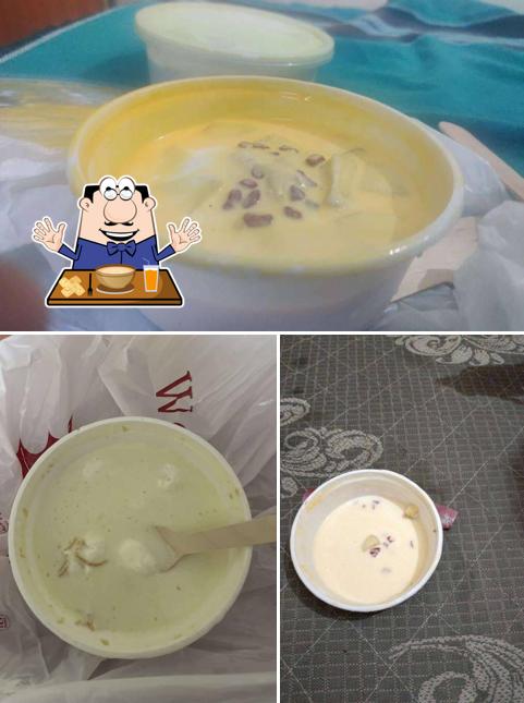 Clam chowder at The Lassi Corner