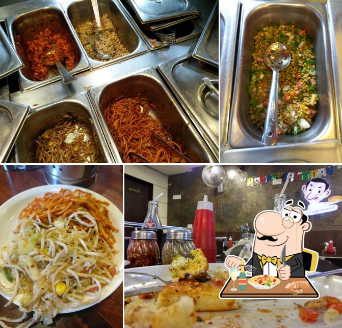 Food at Mr. Bean's Pizza