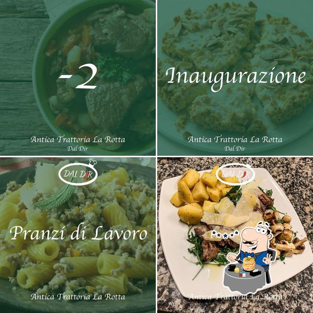 Platti al Antica Trattoria La Rotta Dal Dir
