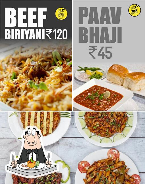 Food at Hotel Empire