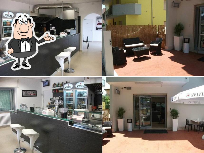 Gli interni di Speedy Food